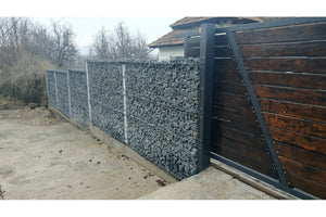 Clôture de Maison Gabion en Treillis Soudé Galvanisé GA13 - modèle de clôture photo 9 thumbnail