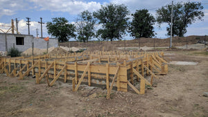 Coffrage, armature et coulée de la fondation pour le projet clé en main de la maison de 72 mètres carrés
 thumbnail