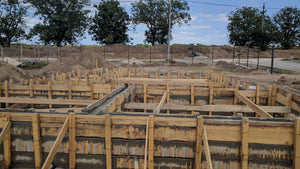Coffrage, armature et coulée de la fondation pour le projet clé en main de la maison de 72 mètres carrés
 thumbnail