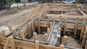 Coffrage, armature et coulée de la fondation pour le projet clé en main de la maison de 72 mètres carrés
 thumbnail