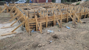 Coffrage, armature et coulée de la fondation pour le projet clé en main de la maison de 72 mètres carrés
 thumbnail