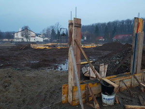 Coffrage du socle et des poteaux en béton et en bois GA04 thumbnail