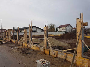 Coffrage du socle et des poteaux en béton et en bois GA04 thumbnail