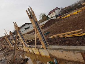 Coffrage du socle et des poteaux en béton et en bois GA04 thumbnail