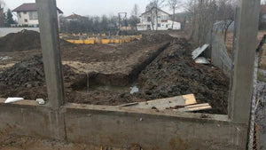 Coffrage du socle et des poteaux en béton et en bois GA04 thumbnail