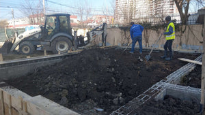 Compactage de la fondation pour la structure métallique de la halle de 480 mètres carrés thumbnail