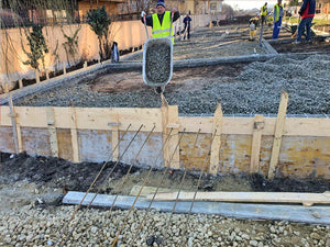 Compactage de la fondation pour la structure métallique de la halle de 480 mètres carrés thumbnail