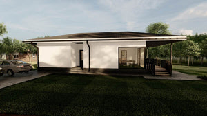 Revêtement des fermes du toit avec OSB de 20 mm pour une maison métallique de plain-pied à Ilfov thumbnail