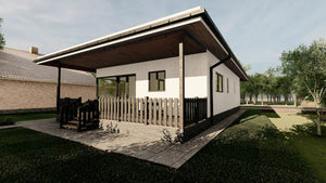 Construction et plantation d'armatures pour les poutres de fondation de la maison de plain-pied à Ghermanesti thumbnail