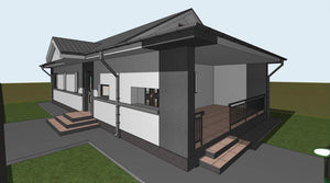 Excavation et coulage de béton pour la fondation d'une maison métallique de plain-pied dans le département d'Ilfov thumbnail