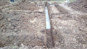 Construction d'une maison en métal de 162 mètres carrés à Snagov, coulée de la semelle de fondation thumbnail