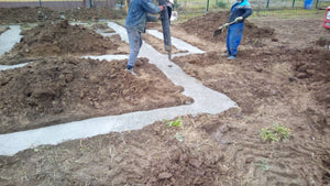 Construction d'une maison en métal de 162 mètres carrés à Snagov, coulée de la semelle de fondation thumbnail
