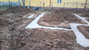 Construction d'une maison en métal de 162 mètres carrés à Snagov, coulée de la semelle de fondation thumbnail