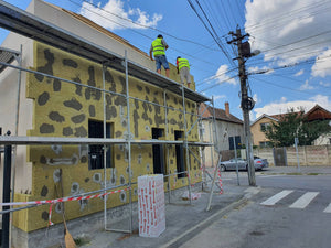 Construction d'une maison en métal de 191 mètres carrés, achèvement de l'isolation thermique des façades thumbnail