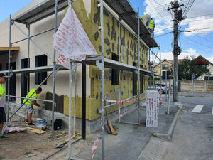 Construction d'une maison en métal de 191 mètres carrés, achèvement de l'isolation thermique des façades thumbnail