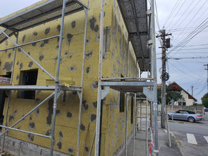 Construction d'une maison en métal de 191 mètres carrés, achèvement de l'isolation thermique des façades thumbnail