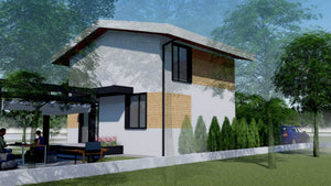 Construction d'une maison avec système de chauffage par le sol au rez-de-chaussée et à l'étage thumbnail