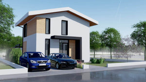 Installation de couverture en tuiles métalliques pour la maison construite à Berceni thumbnail