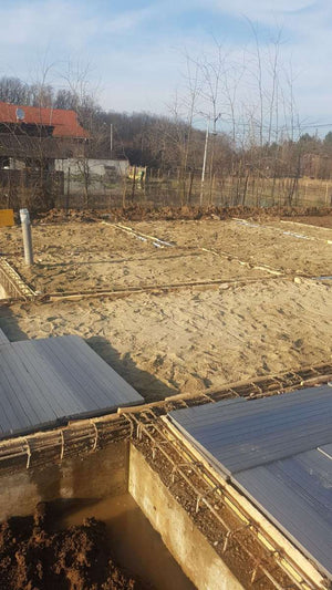 Construction de la fondation pour une maison sur structure métallique à Saftica thumbnail
