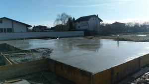 Construction de la fondation pour une maison sur structure métallique à Saftica thumbnail