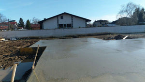 Construction de la fondation pour une maison sur structure métallique à Saftica thumbnail