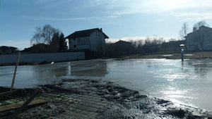 Construction de la fondation pour une maison sur structure métallique à Saftica thumbnail