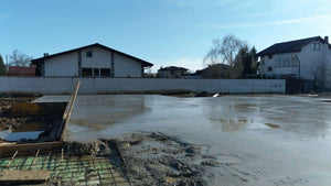 Construction de la fondation pour une maison sur structure métallique à Saftica thumbnail