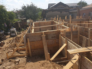 Construction de la fondation pour un projet de maison sur structure métallique thumbnail
