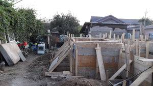 Construction de la fondation pour un projet de maison sur structure métallique thumbnail