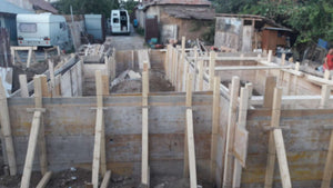 Construction de la fondation pour un projet de maison sur structure métallique thumbnail