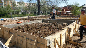 Construction de la fondation pour une maison de plain-pied de 115 mètres carrés, projet clé en main de maison en métal à Craiova thumbnail