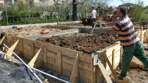 Construction de la fondation pour une maison de plain-pied de 115 mètres carrés, projet clé en main de maison en métal à Craiova thumbnail