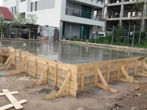 Construction de la fondation pour une maison de plain-pied de 115 mètres carrés, projet clé en main de maison en métal à Craiova thumbnail