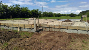 Construction de fondation de 320 mètres carrés pour un projet de maison à Snagov thumbnail