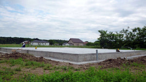 Construction de fondation de 320 mètres carrés pour un projet de maison à Snagov thumbnail