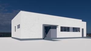 Compactage de l'armature pour la dalle de fondation finale du projet de halle métallique de 240 mètres carrés thumbnail