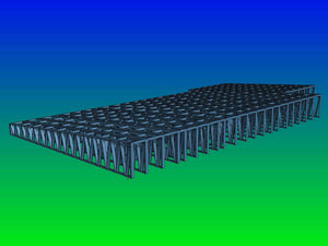 Construction d'un hangar de 240 mètres carrés, montage de la structure métallique thumbnail