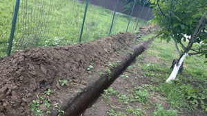 Construction de la base de la fondation pour le modèle de clôture GA06 thumbnail