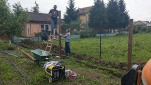 Construction de la base de la fondation pour le modèle de clôture GA06 thumbnail