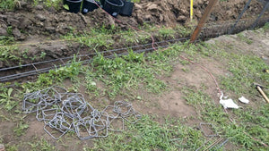 Construction de la base de la fondation pour le modèle de clôture GA06 thumbnail