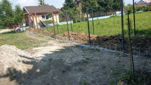 Construction de la base de la fondation pour le modèle de clôture GA06 thumbnail
