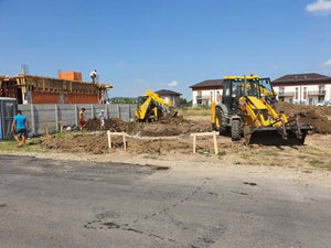 Construction d'une villa de 420 mètres carrés à Ilfov, excavation de la fondation et couche capillaire thumbnail