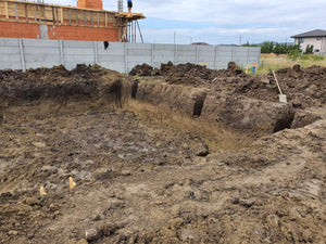 Construction d'une villa de 420 mètres carrés à Ilfov, excavation de la fondation et couche capillaire thumbnail