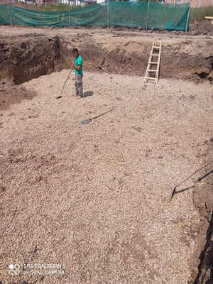 Construction d'une villa de 420 mètres carrés à Ilfov, excavation de la fondation et couche capillaire thumbnail