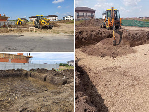 Construction d'une villa de 420 mètres carrés à Ilfov, excavation de la fondation et couche capillaire thumbnail
