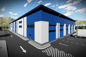 Construction de Hangar en Métal Commercial à Deux Niveaux 09 - image modèle de hangar 1 thumbnail