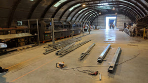 Découpe du projet de maison sur structure métallique et pré-assemblage en usine thumbnail
