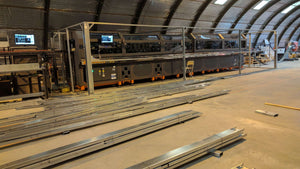 Découpe du projet de maison sur structure métallique et pré-assemblage en usine thumbnail