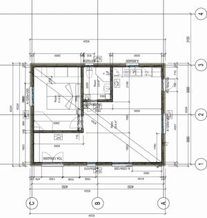 Découpe et pré-assemblage en usine de la maison sur structure métallique de plain-pied de 53 mètres carrés thumbnail