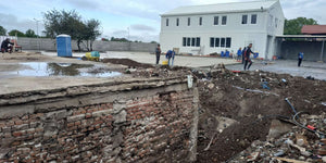 Démolition pour la consolidation du sous-sol existant de la construction de la halle de 240 mètres carrés thumbnail